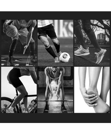 Foot Sleeve with Compression Wrap - Ankle Brace for Sports Protection & Pain Relief | S/M/L/XL Sizes | Black-Green - Ideal for Football Basketball Volleyball Running Plantar Fasciitis - Buy Online on GoSupps.com