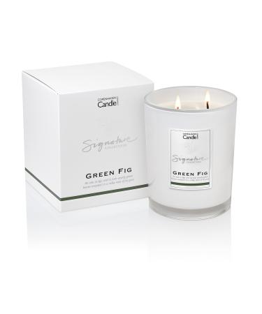 Luxury Scented Candles Gifts for Women | Natural Wax Blend | 65 Hours Burn time | Hotel Collection | The Copenhagen Company - Green Fig (21oz) 21oz Green Fig 21oz
