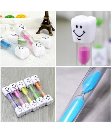Hostk 7pcs Hourglass Toothbrush Timer Set for Kids - Fun Gift & Classroom Decoration - Buy Online on GoSupps.com
