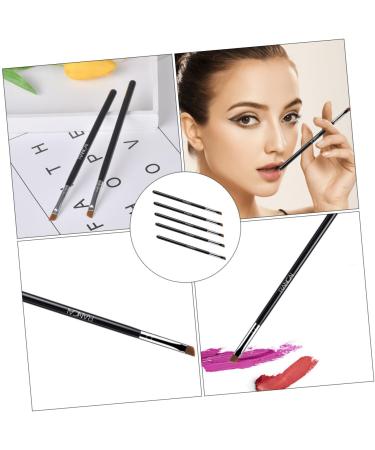 Beavorty 5pcs Makeup Brush Thin Eyeliner Brush Makeup Tool Oblique Eyeliner Brush Eye Brush Girl Flat Brush - Buy Online on GoSupps.com