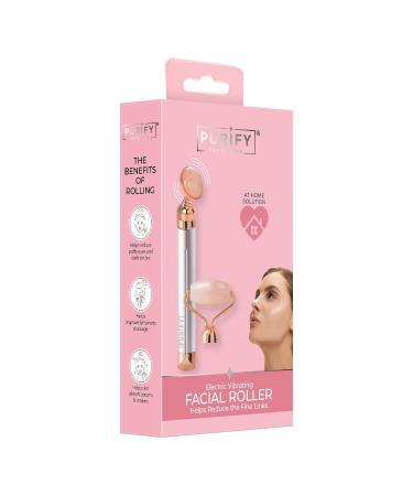 Purify 2 in 1 Vibrating Face Roller | Electric Jade Roller Massager for Wrinkles & Eye Puffiness - Shop Internationally - Buy Online on GoSupps.com