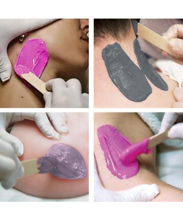 Medium Waxing Wooden Spatula - 100 Pieces for Clean Hair Removal | Ideal for Waxing & Sugaring on Armpits Cheeks & Brazilian Bikini - Buy Online on GoSupps.com