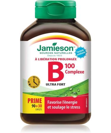 B100 Complex Ultra Strength Timed Release - Bonus Size Non-GMO Gluten-Free Yellow 120 Count (Pack of 1) - Package May Vary & Calcium Magnesium and Vitamin D3 - Buy Online on GoSupps.com