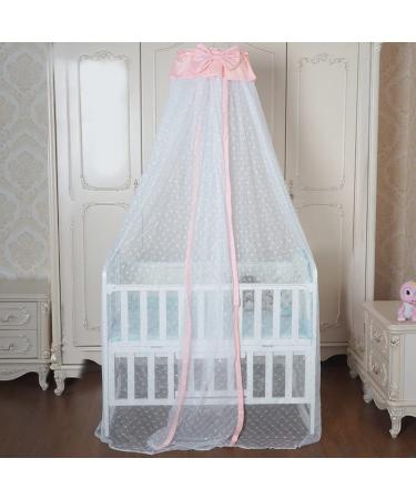 JOYLIFE Baby Toddler Bed Crib Dome Canopy Netting - Pink - Buy Online on GoSupps.com