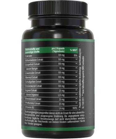 Bitter Brnr Bitter Fabrics Formula & Metabolism Complex | 120 Capsules | Vitamin B2 & Digestive Enzymes | International Shipping - Buy Online on GoSupps.com