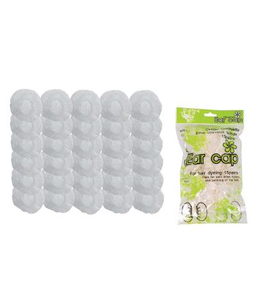 Tredoni 30 Nylon Ear Protection Caps - 15 Pairs for Hair Dye & Perm | International Shipping Available - Buy Online on GoSupps.com