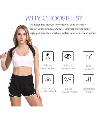 Posture Corrector for Men & Women | Bodywellness Upper Back Brace for Clavicle Support & Pain Relief | Adjustable Under Clothes (Regular - Buy Online on GoSupps.com