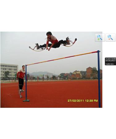 Skyrunner Adult Kangaroo Shoes Jumping Stilts Fitness Exercise - Black | XX-Wide Size | 200-242lbs/90-110kg - Buy Online on GoSupps.com