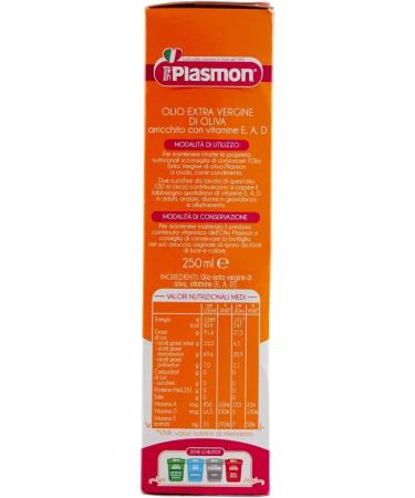  Italian Gourmet E.R. Plasmon Extra Virgin Olive Oil 250 ml + Italian Gourmet Pulp 400 g - Buy Online on GoSupps.com