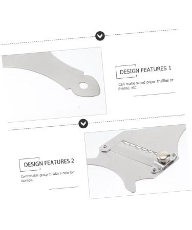 Bestonzon Cheese Cutter & Truffle Razor Set - Stainless Steel Vegetable & Chocolate Cutting Tools (2 Pieces) - Buy Online on GoSupps.com