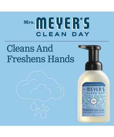Mrs. MEYER'S CLEANDAY Foaming Hand Soap Rain Water 10 Oz. (Pack of 6) 1.67 Ounce (Pack of 6) - Buy Online on GoSupps.com