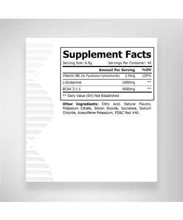 BCAA Powder Fruit Punch - Post Workout Muscle Recovery & Tissue Support | 4g BCAAs 2:1:1 | Vegan Non-GMO Gluten Free | Made in USA - Buy Online on GoSupps.com