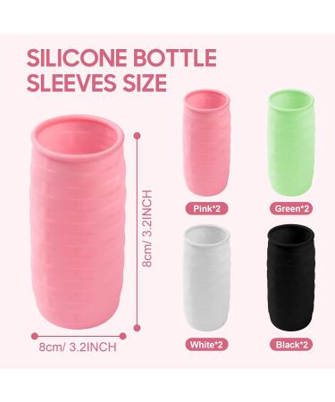 8 PCS Silicone Travel Toiletry Covers | Leak Proof & Reusable Sleeve Set for Women | Perfect Travel Gadgets - Buy Online on GoSupps.com