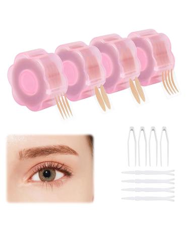 1200 pieces of drooping stripes invisible eyelid stripes invisible slide powder tapes eyelid lifting without op immediately effect against loopholes eyelids stripes with fork bars tweezers