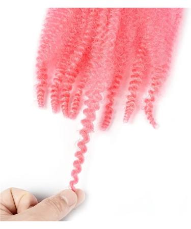 Ponytail Extension Afro Twist Hair 12 Inch Springy Afro Twist Hair Pre Fluffed Spring Twist Crochet Hair Pre Stretched Wrapping Hair for Soft Locs Hair Extensions Ponytail Hair Extension(Color:Burg) 12inches Burg - Buy Online on GoSupps.com