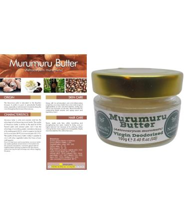 Nativilis Murumuru Butter - Virgin Deodorized Skin & Hair Moisturizer | Amazonian Rainforest Collection | Non-Comedogenic Less Frizz Copaiba Benefits - Buy Online on GoSupps.com