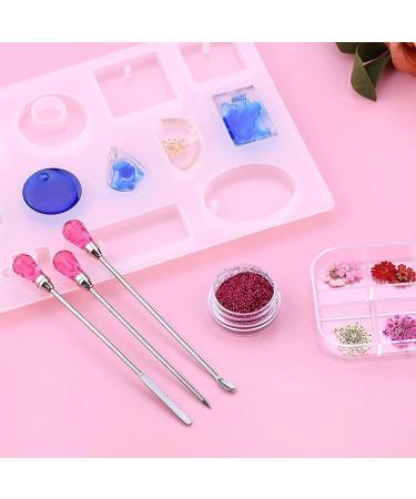 11 Pcs Silicone Resin Mold Tools Set for Art & Jewelry Making - Rose Red Anti-Static Electronics Tweezers Kit - Buy Online on GoSupps.com