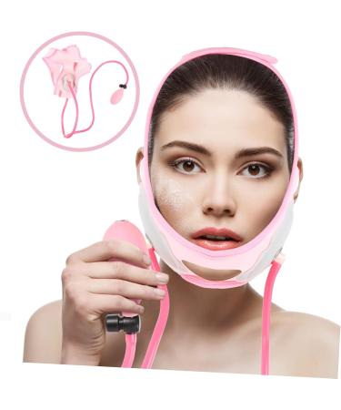 Beavorty 1pc Inflatable Face Strap Belt Face Lifting Strap Facial Beauty Supply Fabric Pink - Buy Online on GoSupps.com