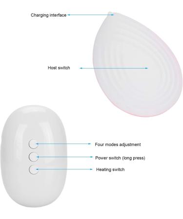 Buy Hohxfype Electric Breast Vermassage - Waterproof & 4 Massage Modes with Wireless Remote Control | International Shipping Available - Buy Online on GoSupps.com