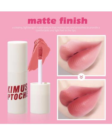 KIMUSE Velvet Lip Tint Duo - High Pigment, Long Lasting & Waterproof Lip Stain - Paraben-Free & Not Animal Tested - Wild Rose - Buy Online on GoSupps.com