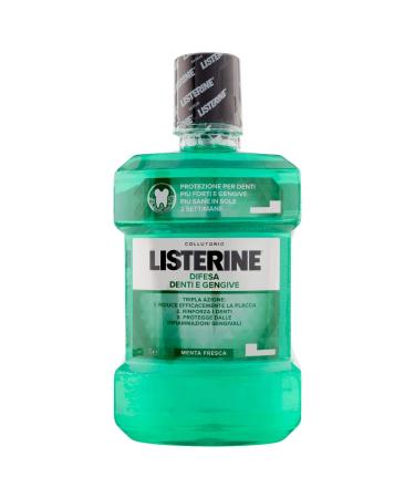 Listerine mouthwash gums and gums defense triple action strong teeth healthy gums 2 packs of 1 l 2 l (1 Pack)
