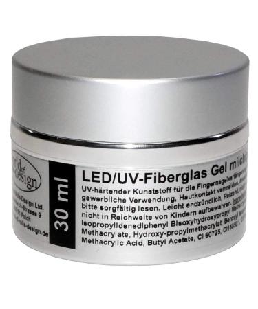 Premium LED/UV gel fiberglass pink milky thick viscosity 30 ml builder gel 1 phase