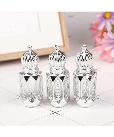Clear Refillable Glass Roll-on Bottle with Stainless Steel Roller Ball - Perfect for Essential Oils and Perfumes - Buy Online on GoSupps.com