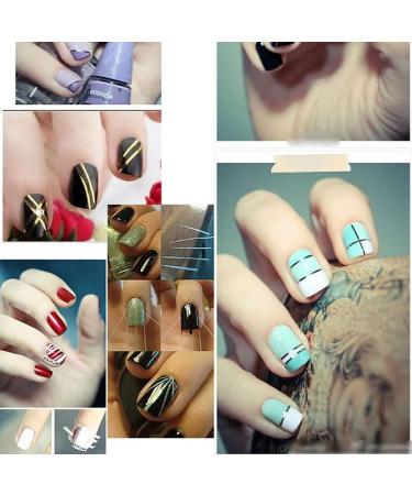 38 Rolls Nail Striping Tape Line Multicolor Rolls Striping Tape Line Nail Art Decoration Sticker Diy Nail Tip Mixed Colors - Buy Online on GoSupps.com