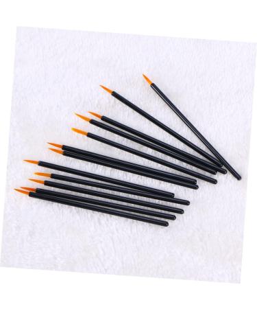 Housoutil Eyeliner Brush 100pcs Eyeliner Gloss Cosmetic Makeup Point Brush Applicator Tool Wands Lip Disposable Fine medium As Shown - Buy Online on GoSupps.com