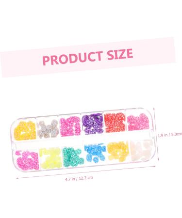 FRCOLOR 12 Boxes Nail Art Nail Biter Stop Nail Tips Set Manicure Set Nail Art Set Mobile Phone Decorative Beads Epoxy Nail Splitters Beading Polymer Clay - Buy Online on GoSupps.com