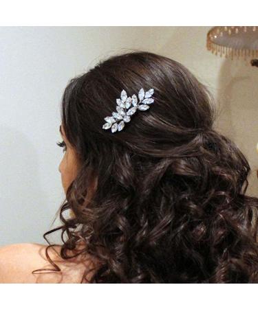 Crystal Wedding Hair Comb - Bridal Headpiece Rhinestone Hair Accessory for Bridesmaids and Girls - Buy Online on GoSupps.com