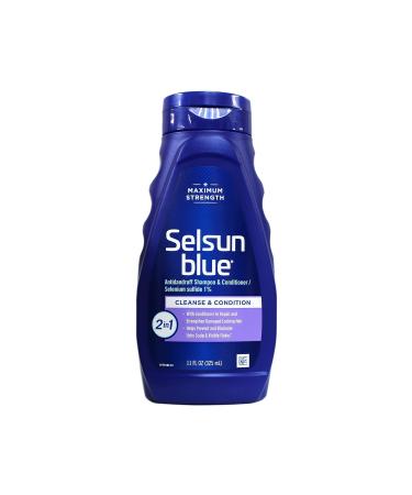Selsun Blue 2-In-1 Dandruff Shampoo Naturals 11 oz (6 Pack) - Effective Relief & International Shipping Available - Buy Online on GoSupps.com
