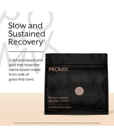 Promix Grass-Fed Casein Protein Powder Chocolate 5lb Bulk - 100% Natural Slow Recovery Post Workout - Gluten-Free, Great for Shakes, Smoothies & Baking - 5 Pound Pack - Buy Online on GoSupps.com
