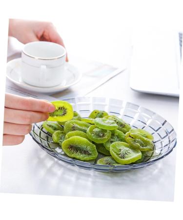 PRETYZOOM Home Fruit Tray 4pcs Snack Dried Multifunction Plates Fruits Small Household Candy Fruit Style European Trays Home 21X21CM Yellow - Buy Online on GoSupps.com