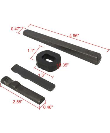 NovelBee 10pcs of 9/16 Heavy Duty Plug Wedges Feather Shims Concrete Rock Stone Splitter Hand Tools - Buy Online on GoSupps.com