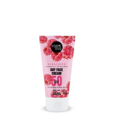 Organic Shop Sunscreen Day Face Cream 50 SPF Normal to dry skin (50ml)
