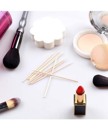 ANCLLO Cotton Swabs 500pcs | Pointed Wooden Handle for Makeup & Cosmetics | Ideal for Earrings & Beauty Care - Buy Online on GoSupps.com