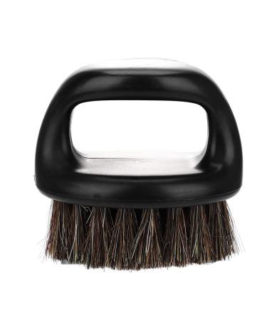 Premium Wild Boar Fur Razor Brush for Men - Handcrafted Beard & Epilator Accessories with Black Handle - Buy Online on GoSupps.com