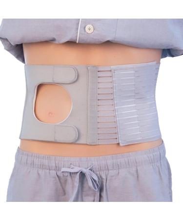 Abdominal Ostomy Belt Comfortable Colostomy Belt Adjustable Stoma Support Belt Portable Ileostomy Colostomy Belt Belt Abdominal Stoma Binder Brace Ostomy Belt for Men and Women(Large)