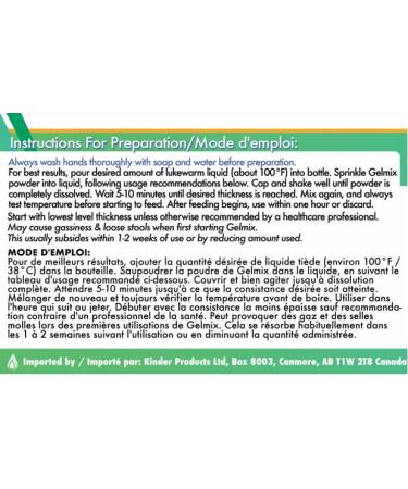 Gelmix Infant Thickener paississant Nourrisson 125g Jar - Buy Online on GoSupps.com