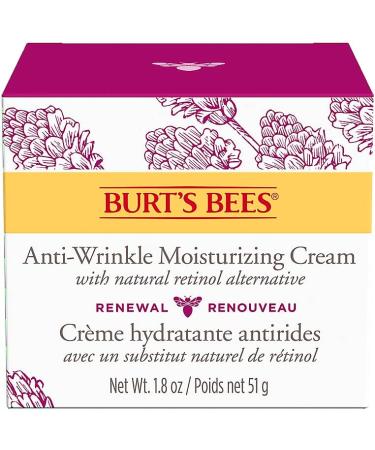 Burt's Bees Face Cream Renewal Anti-Wrinkle Moisturizing Face Cream Holiday Gift with Bakuchiol Natural Retinol Alternative 51 g - Buy Online on GoSupps.com