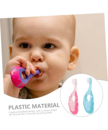 FRCOLOR 6 Pcs Baby Toothbrush Set - Soft Bristles & Teething Tool for Sensitive Gums | Travel-Friendly Kids Toothbrushes & Accessories - Buy Online on GoSupps.com