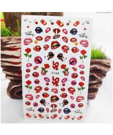 4Sheets Easy To Use Fruit Nail Art 3D Self-Adhesive Design Sticker Nail Stickers Decoration - Buy Online on GoSupps.com