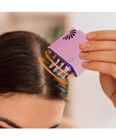 Electric Scalp Oil Applicator 6ml Hair Oil Applicator Bottle Solid Hair Massager Vibrating Scalp Massage Brush Massager Device - Buy Online on GoSupps.com