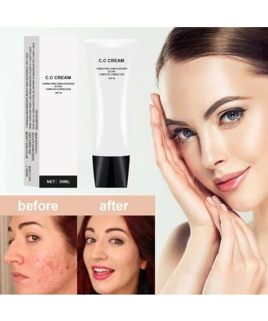 Mayace 2 Pcs CC Cream for Mature Skin - SPF 50, Color Correcting, Natural Tone Adjusting - 2 x 30 ML - Buy Online on GoSupps.com