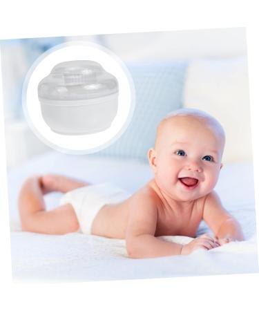 DOITOOL Travel Makeup Container 2 Sets Powder Puff Box White Storage Bottle Pp Newborn Makeup Travel Containers 10x10cm White - Buy Online on GoSupps.com