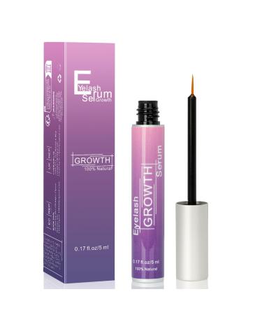 Premium Eyelash Growth Serum Eyebrow Growth Serum 18 Plant Extracts for Advanced Lashes Enhancer Longer Fuller and Thicker Natural Beauty Enhancement (4.76ml)