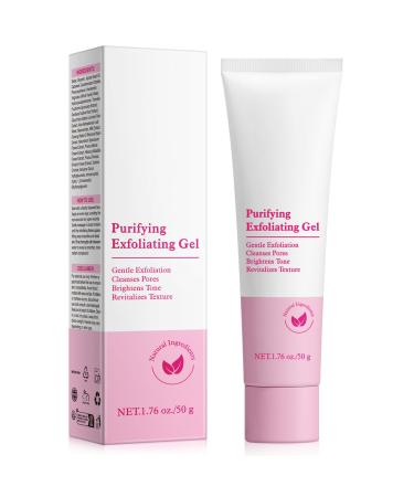 Peeling Gel | 50g Face Scrub & Purifying Exfoliating Gel Face Wash Deep Pore Cleanser & Facial Exfoliator for Sebum Control Dead Skin Cells Remover for All Skin Types
