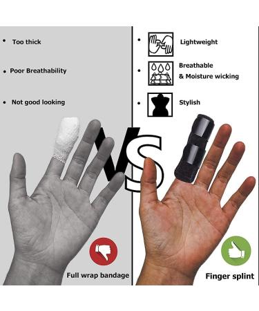 6PCS Trigger Finger Splints - Finger Brace & Support for Straightening - Universal Finger Splint - Buy Online on GoSupps.com