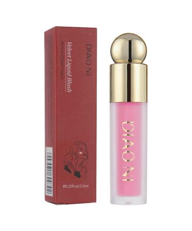Makeup Liquid Blush Blendable Cheek Tint Soft Matte Dewy Moisturizing Lightweight Milk Blush Cheep Blush Lipstick Waterproof Cream Blush All Day Last Easy to Blend Natural Makeup Pochy 2#